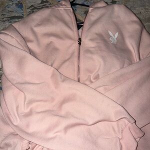 PLAYBOY Pink Teddy Jacket